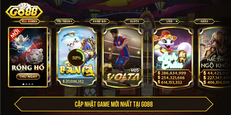 Cập nhật game mới nhất tại Go88