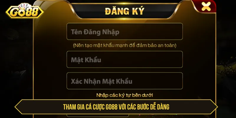Tham gia Go88 tối ưu quy trình dễ dàng tiếp cận